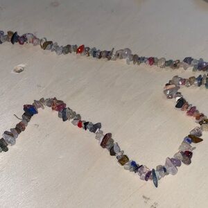 Multicolor Stone Chip Necklace